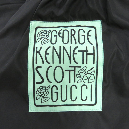 GUCCI Down jacket 644381 Main: 100% nylon, Filling: 80% down, Filling: 20% feather, Part: 100% cotton, Part: 100% polyester black mens 48 Used Authentic