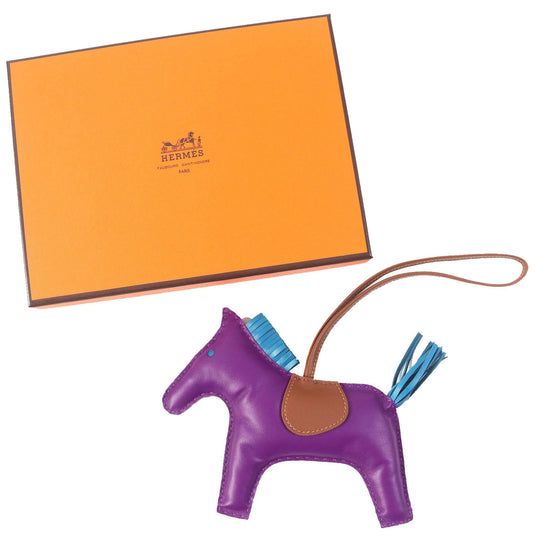 HERMES charm Anyo Miro Anemone/Blue Izmir/Fauble Rodeo Charm GM Women Used Authentic