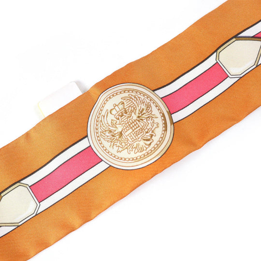 HERMES Stall 063778S 21 Main: 100% silk Orange Twilly Grand Tralala Grand Tralala Women Used Authentic