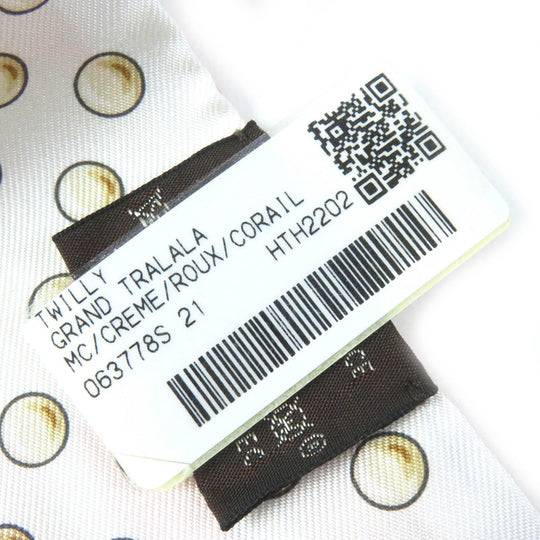 HERMES Stall 063778S 21 Main: 100% silk Orange Twilly Grand Tralala Grand Tralala Women Used Authentic