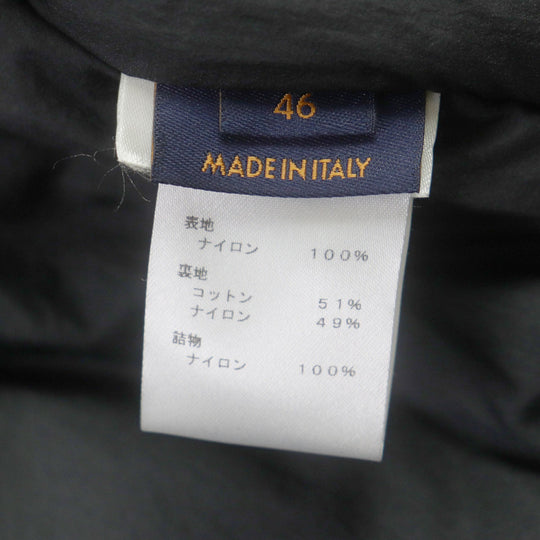 LOUIS VUITTON Blouson 1A63FQ Outer: 100% nylon, Lining: 51% cotton, Lining: 49% nylon, Filling: 100% nylon Black blue mens 46 Used Authentic