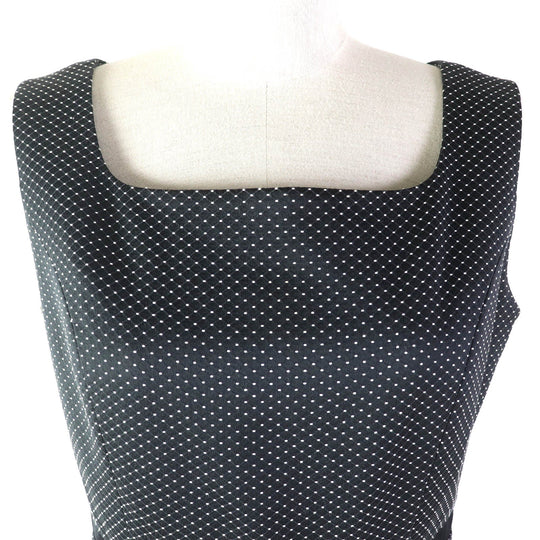 Rene one piece Outer material: 54% cotton, Outer material: 42% polyester, Outer material: 4% polyurethane, Lining: 100% cupra, Part: 60% rayon Black White Women 36 Used Authentic