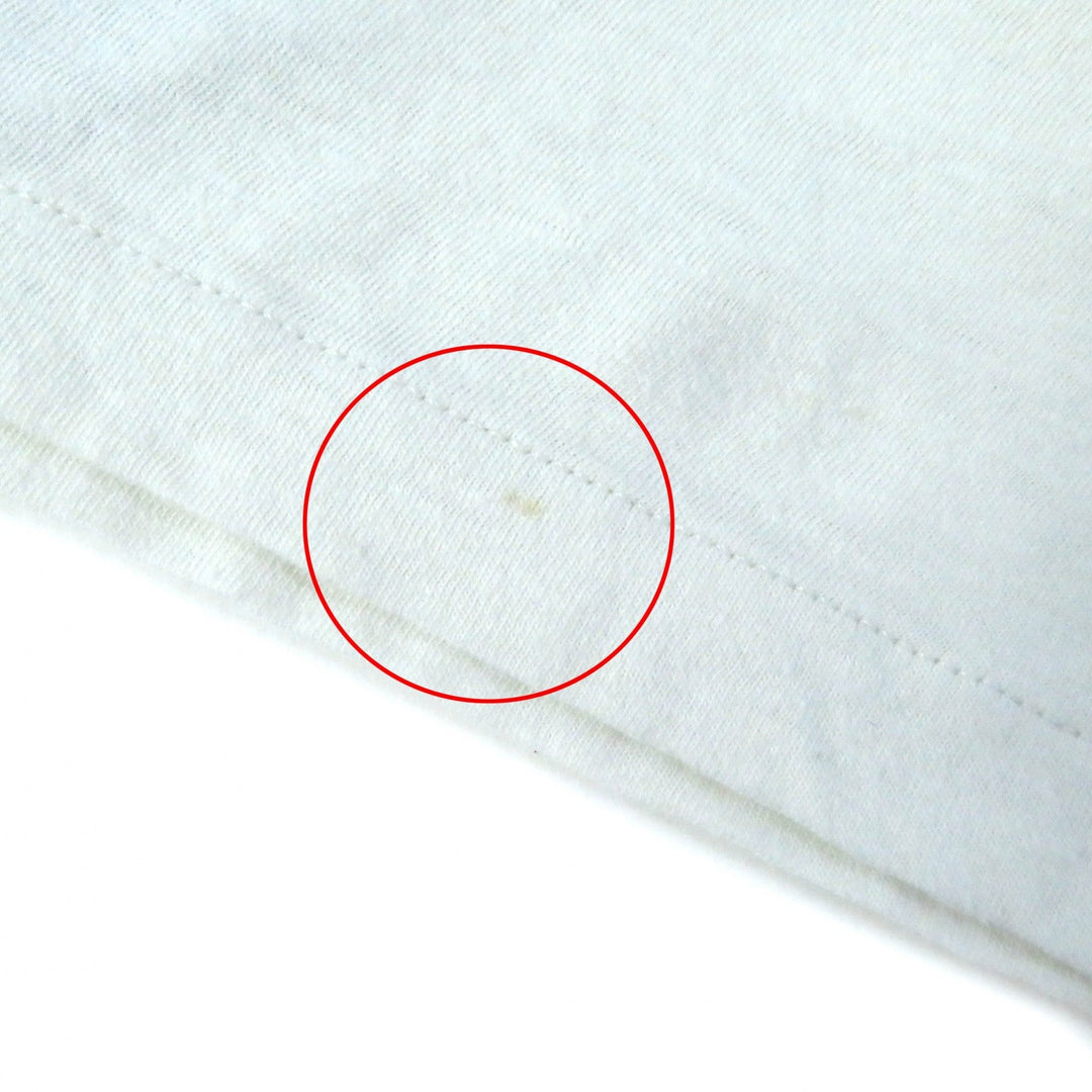 Christian Dior Short sleeve T-shirt Main: 86% cotton, 14% linen White gray Women XS Used Authentic