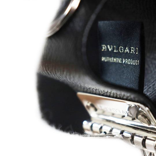 BVLGARI Key case Key holder  288605 Main: Leather black Bulgari Bulgariman mens Used Authentic