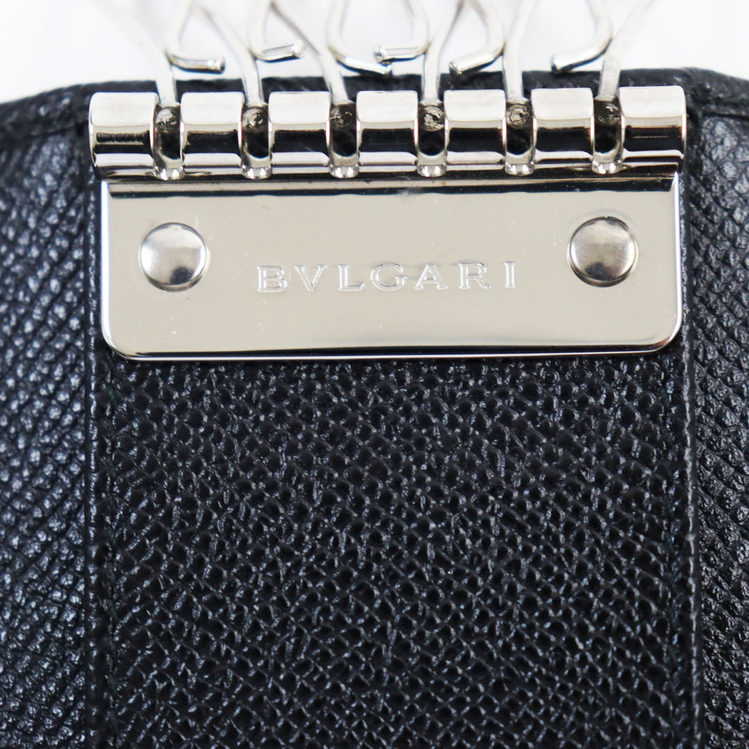 BVLGARI Key case Key holder  288605 Main: Leather black Bulgari Bulgariman mens Used Authentic