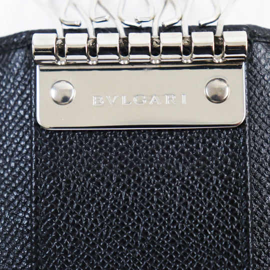 BVLGARI Key case Key holder  288605 Main: Leather black Bulgari Bulgariman mens Used Authentic