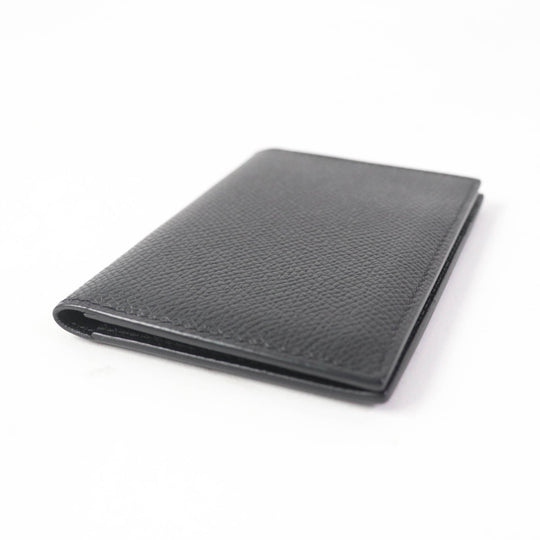 HERMES Card Case Main: Epsom black MC2 Euclid Women Used Authentic
