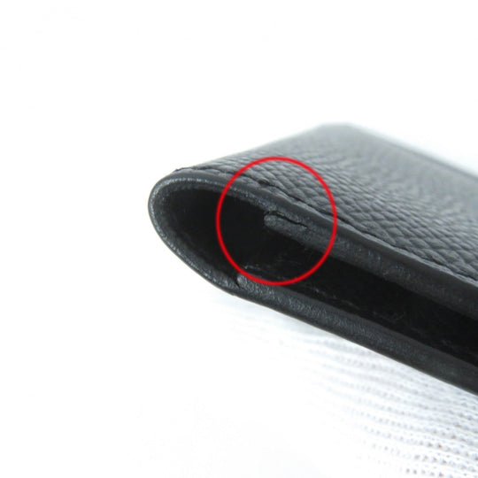 HERMES Card Case Main: Epsom black MC2 Euclid Women Used Authentic