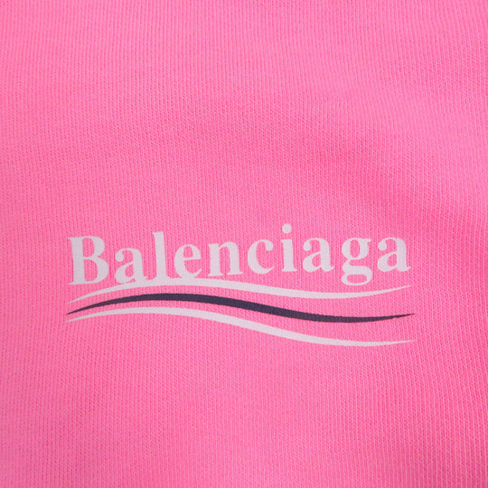 BALENCIAGA Hoodie 600583 Main: 100% cotton pink mens M Used Authentic