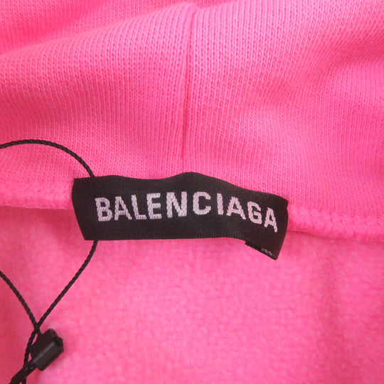 BALENCIAGA Hoodie 600583 Main: 100% cotton pink mens M Used Authentic