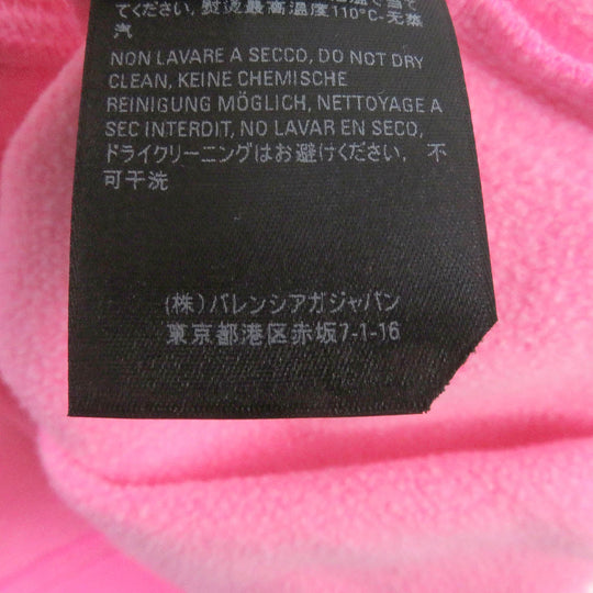 BALENCIAGA Hoodie 600583 Main: 100% cotton pink mens M Used Authentic