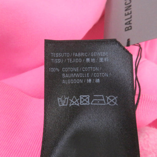 BALENCIAGA Hoodie 600583 Main: 100% cotton pink mens M Used Authentic