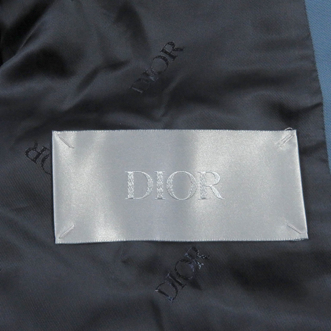 DIOR HOMME Mod coat 033C313C4875 Outer: 63% nylon, Outer: 37% cotton, Lining: 100% cupra, Part: 100% rayon blue mens 48 Used Authentic