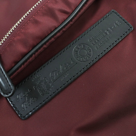 Felisi Shoulder Bag 21/48/DS09 Main: Nylon, Part: Leather Bordeaux Women Used Authentic