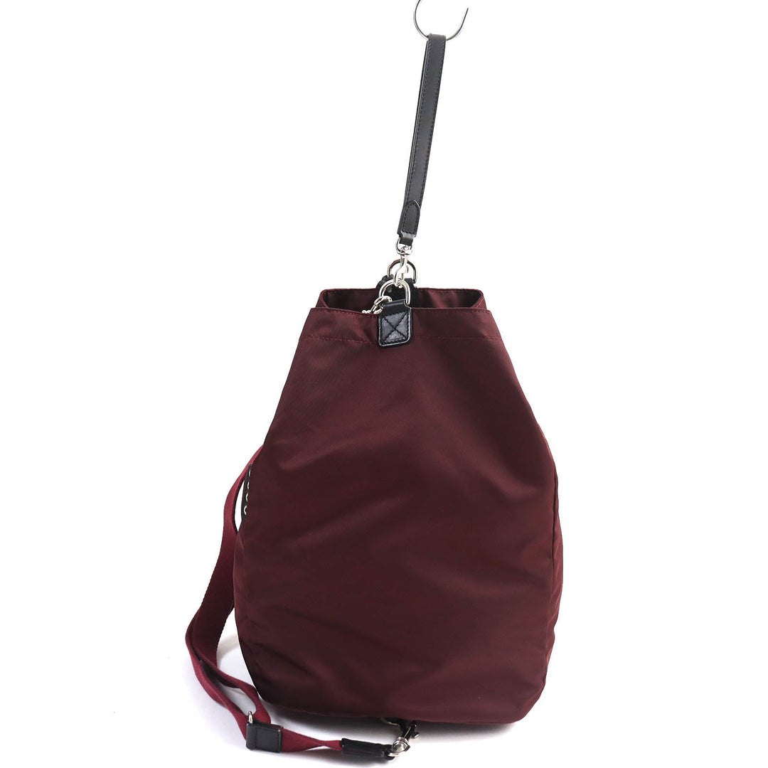 Felisi Shoulder Bag 21/48/DS09 Main: Nylon, Part: Leather Bordeaux Women Used Authentic