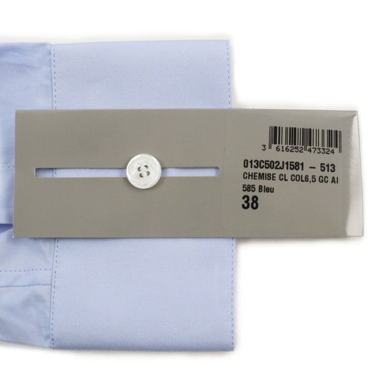 Dior HOMME Long sleeve shirt 013C502J1581 Main: 100% cotton blue M.Woven Shirt mens 38 Used Authentic