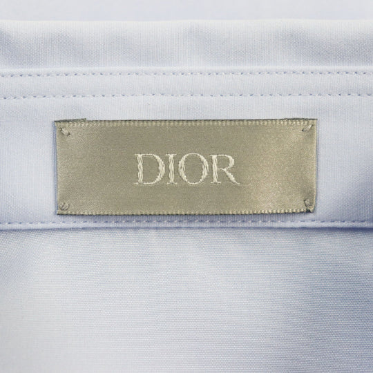 Dior HOMME Long sleeve shirt 013C502J1581 Main: 100% cotton blue M.Woven Shirt mens 38 Used Authentic