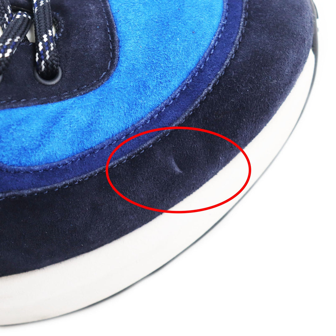 CHANEL Low cut sneakers G38484 Main: Suede Blue navy mens 42 Used Authentic