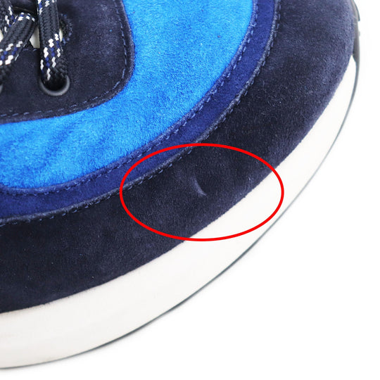 CHANEL Low cut sneakers G38484 Main: Suede Blue navy mens 42 Used Authentic