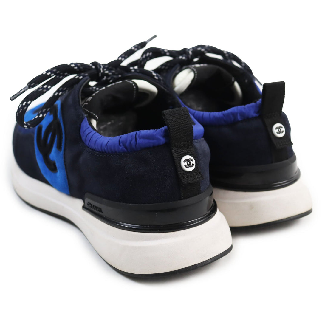 CHANEL Low cut sneakers G38484 Main: Suede Blue navy mens 42 Used Authentic