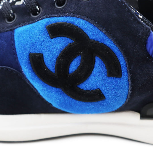 CHANEL Low cut sneakers G38484 Main: Suede Blue navy mens 42 Used Authentic