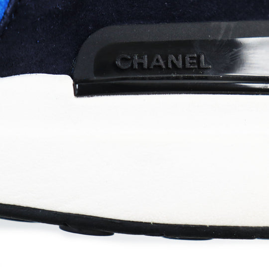 CHANEL Low cut sneakers G38484 Main: Suede Blue navy mens 42 Used Authentic