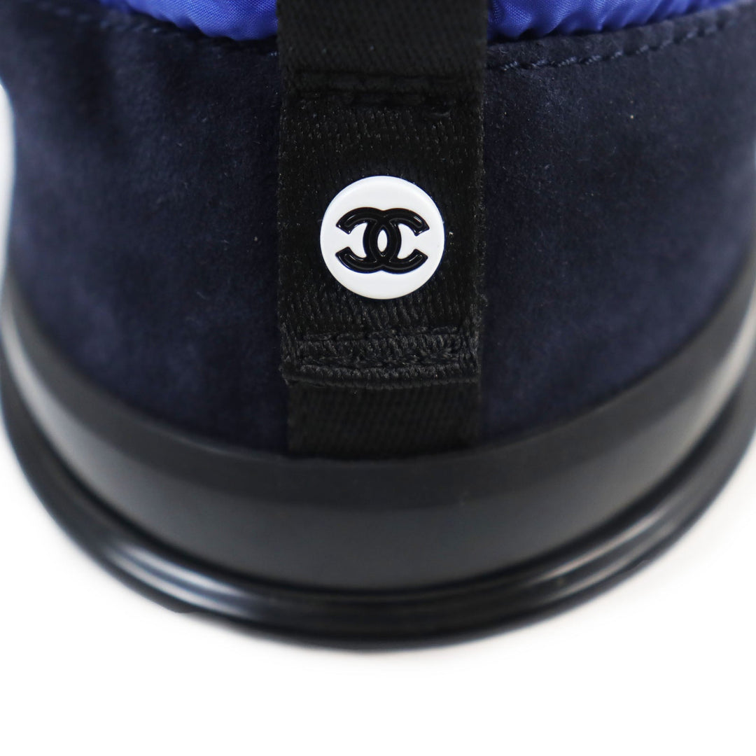 CHANEL Low cut sneakers G38484 Main: Suede Blue navy mens 42 Used Authentic