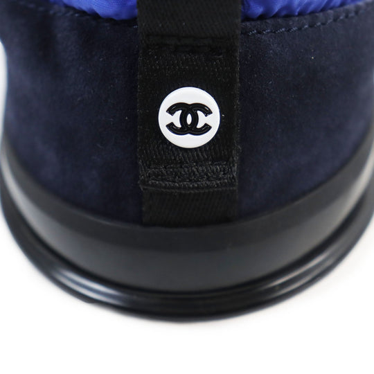 CHANEL Low cut sneakers G38484 Main: Suede Blue navy mens 42 Used Authentic