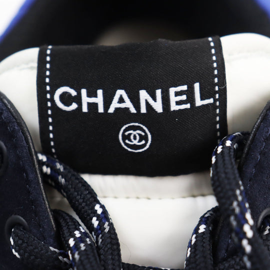 CHANEL Low cut sneakers G38484 Main: Suede Blue navy mens 42 Used Authentic