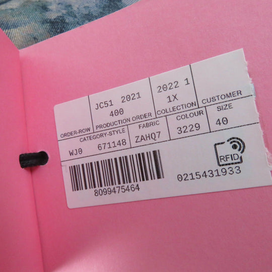 GUCCI Long sleeve shirt 671148 Main: 100% silk multicolor Women 40 Used Authentic