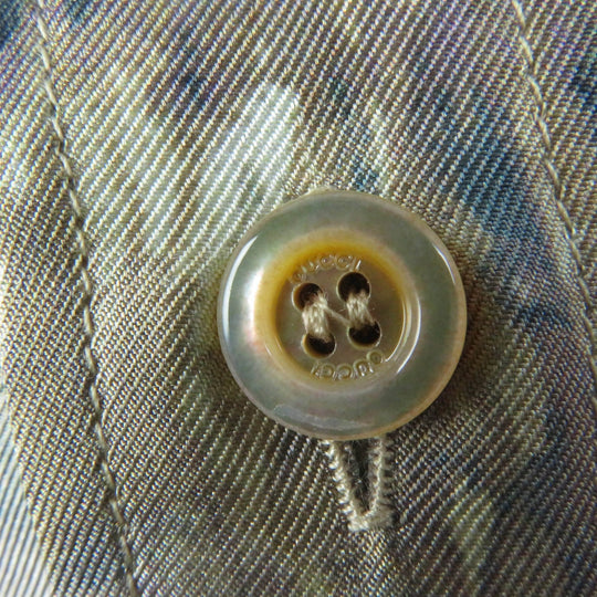 GUCCI Long sleeve shirt 671148 Main: 100% silk multicolor Women 40 Used Authentic