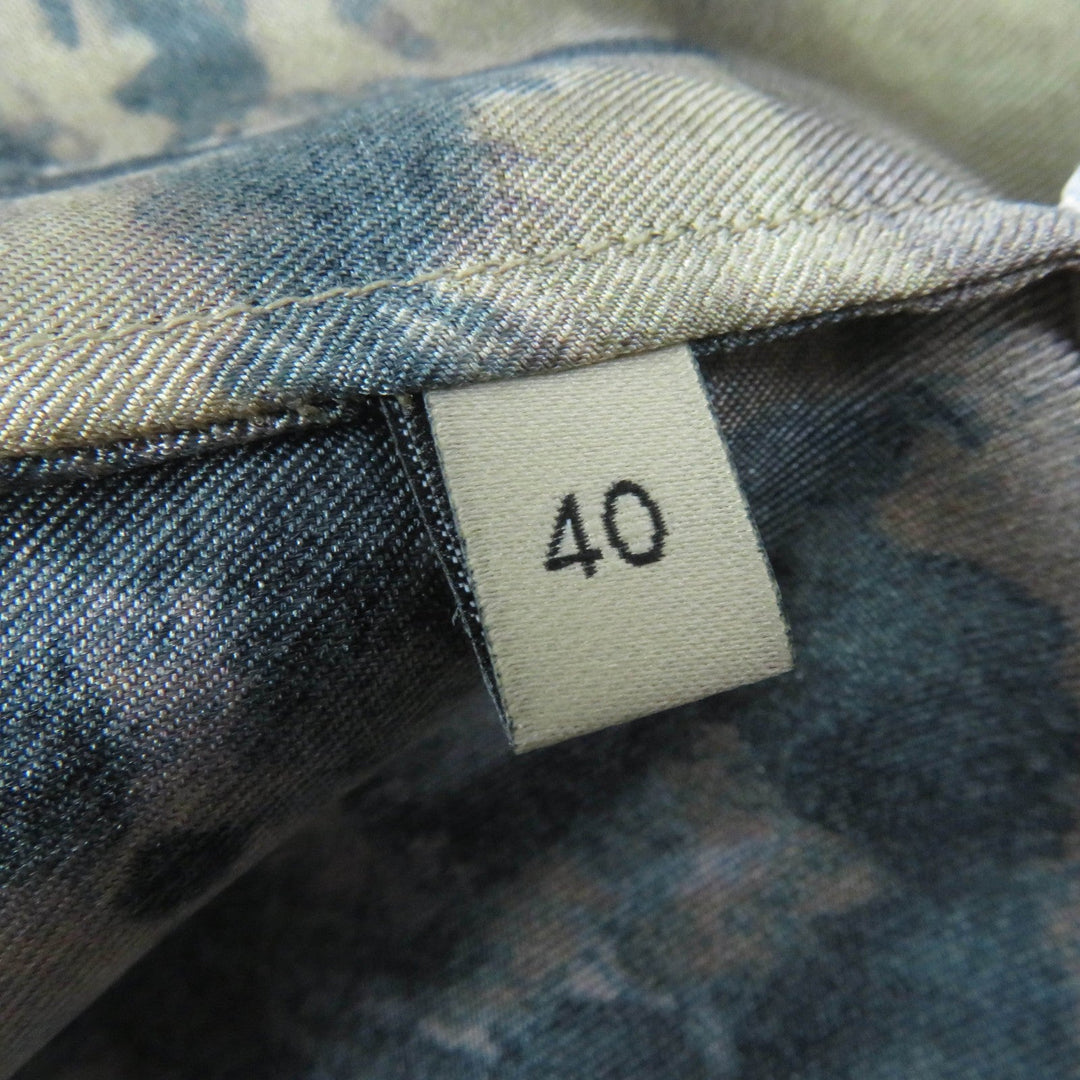 GUCCI Long sleeve shirt 671148 Main: 100% silk multicolor Women 40 Used Authentic