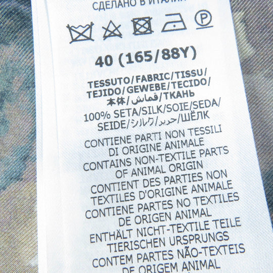 GUCCI Long sleeve shirt 671148 Main: 100% silk multicolor Women 40 Used Authentic