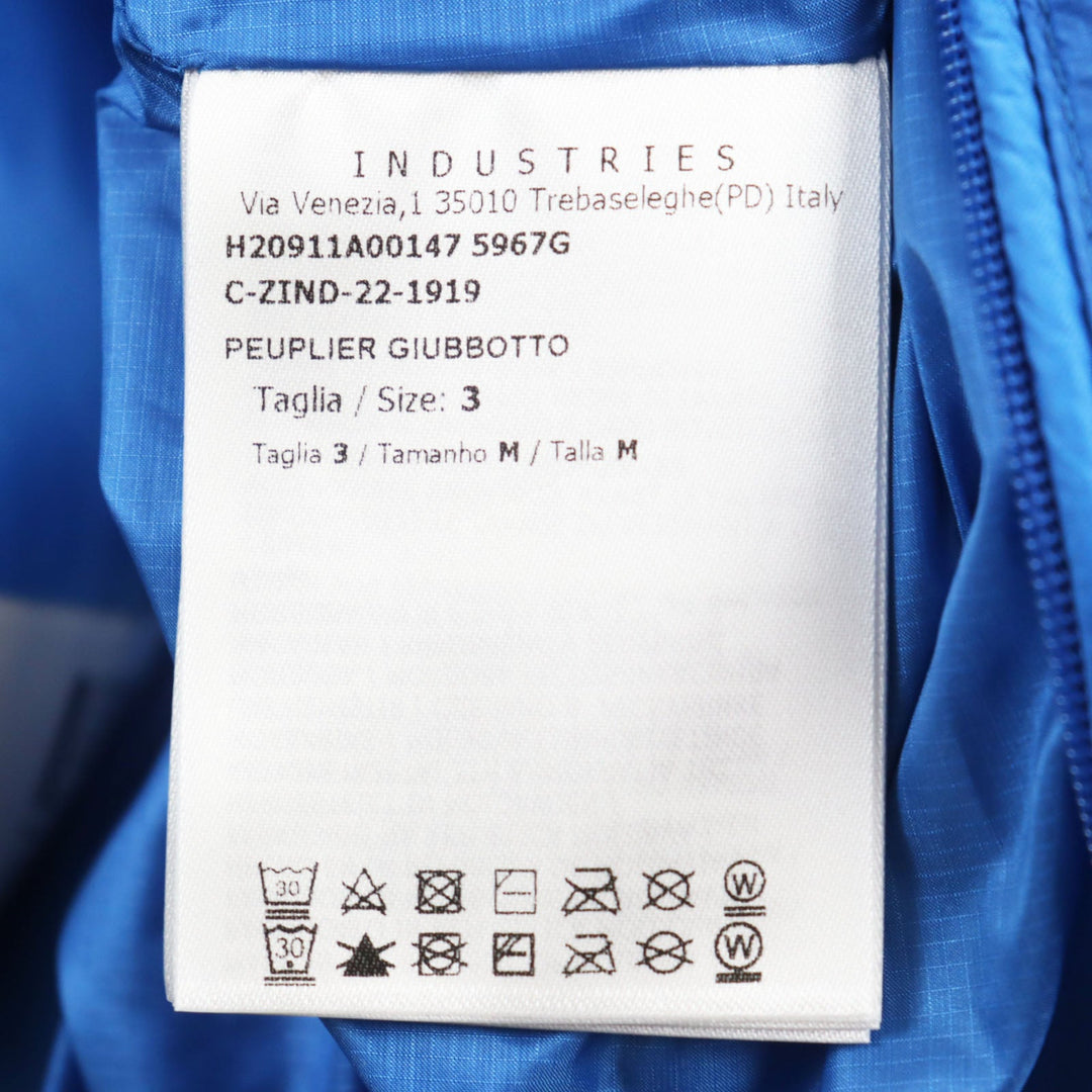MONCLER Down jacket 1A00147 Outer: 100% nylon, Lining: 100% nylon, Part: 100% nylon, Part: 100% nylon, Part: 100% nylon blue PEUPLIER mens 3 Used Authentic