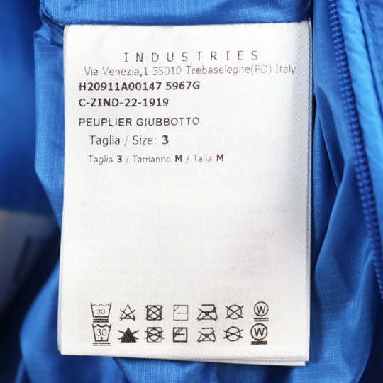 MONCLER Down jacket 1A00147 Outer: 100% nylon, Lining: 100% nylon, Part: 100% nylon, Part: 100% nylon, Part: 100% nylon blue PEUPLIER mens 3 Used Authentic