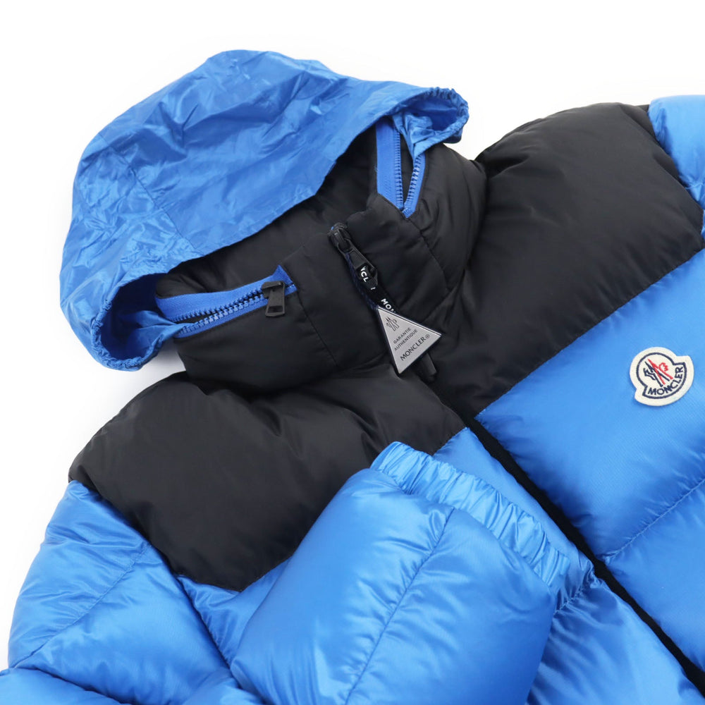 MONCLER Down jacket 1A00147 Outer: 100% nylon, Lining: 100% nylon, Part: 100% nylon, Part: 100% nylon, Part: 100% nylon blue PEUPLIER mens 3 Used Authentic