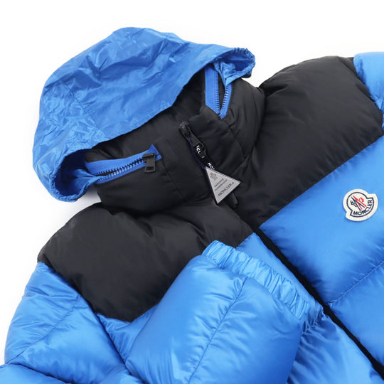 MONCLER Down jacket 1A00147 Outer: 100% nylon, Lining: 100% nylon, Part: 100% nylon, Part: 100% nylon, Part: 100% nylon blue PEUPLIER mens 3 Used Authentic