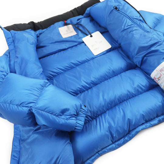 MONCLER Down jacket 1A00147 Outer: 100% nylon, Lining: 100% nylon, Part: 100% nylon, Part: 100% nylon, Part: 100% nylon blue PEUPLIER mens 3 Used Authentic