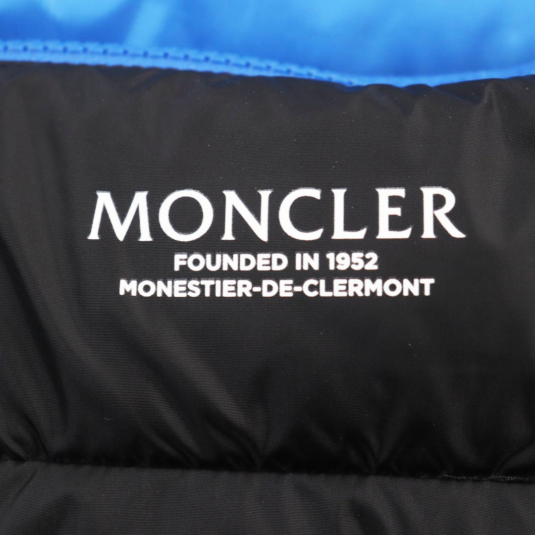 MONCLER Down jacket 1A00147 Outer: 100% nylon, Lining: 100% nylon, Part: 100% nylon, Part: 100% nylon, Part: 100% nylon blue PEUPLIER mens 3 Used Authentic