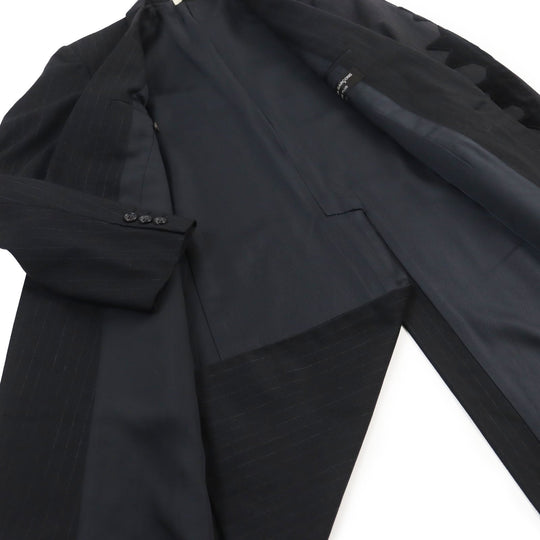 COMME des GARCONS HOMME PLUS Chester coat PR-J013 Outer: 100% wool, Part: 100% cotton, Lining: 100% cupra black mens S Used Authentic