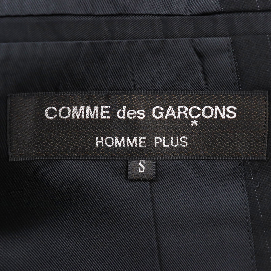 COMME des GARCONS HOMME PLUS Chester coat PR-J013 Outer: 100% wool, Part: 100% cotton, Lining: 100% cupra black mens S Used Authentic