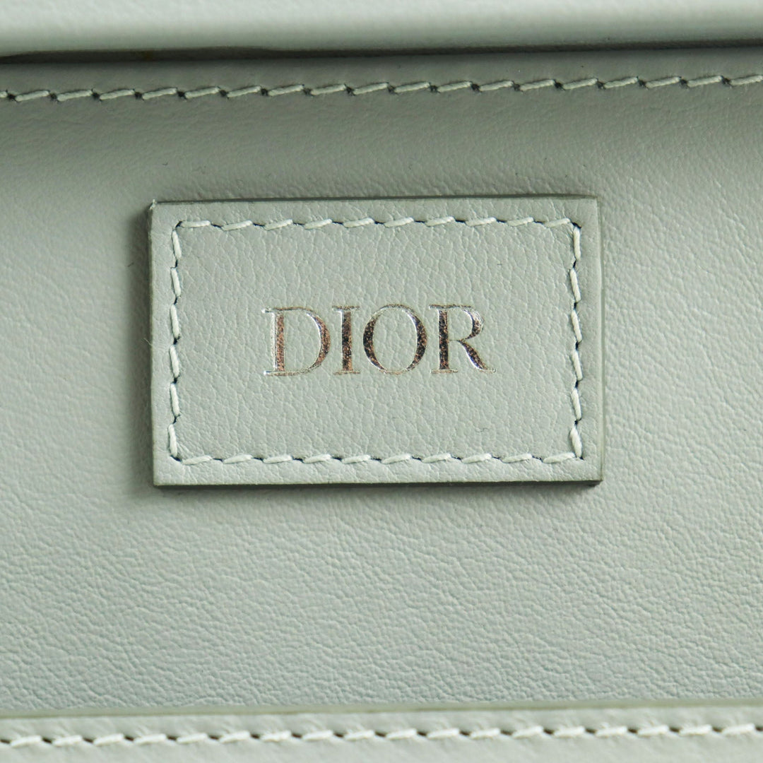 Dior HOMME Briefcase 1LXBR157CDP Main: CD Diamond Canvas, Part: Leather gray mens Used Authentic