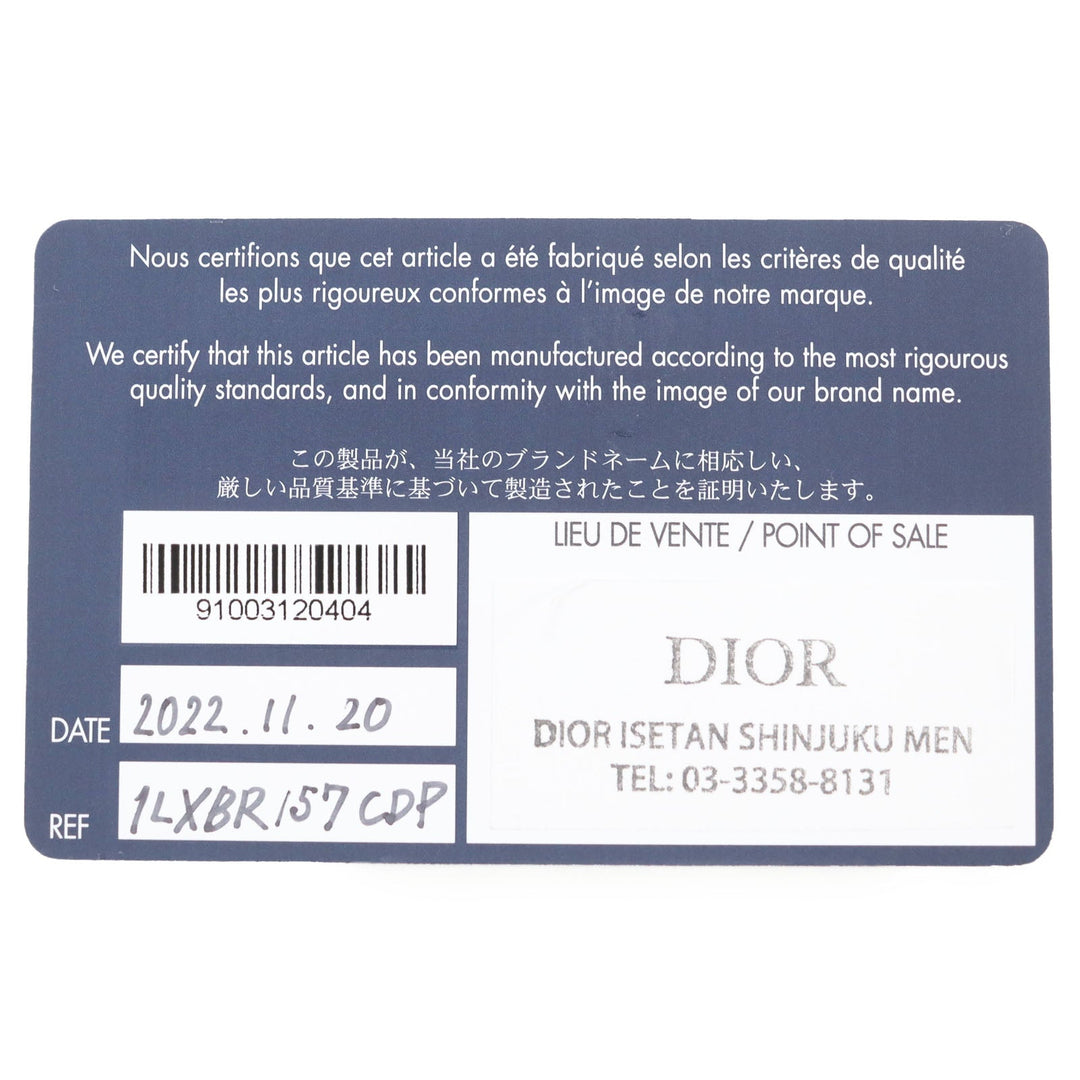 Dior HOMME Briefcase 1LXBR157CDP Main: CD Diamond Canvas, Part: Leather gray mens Used Authentic