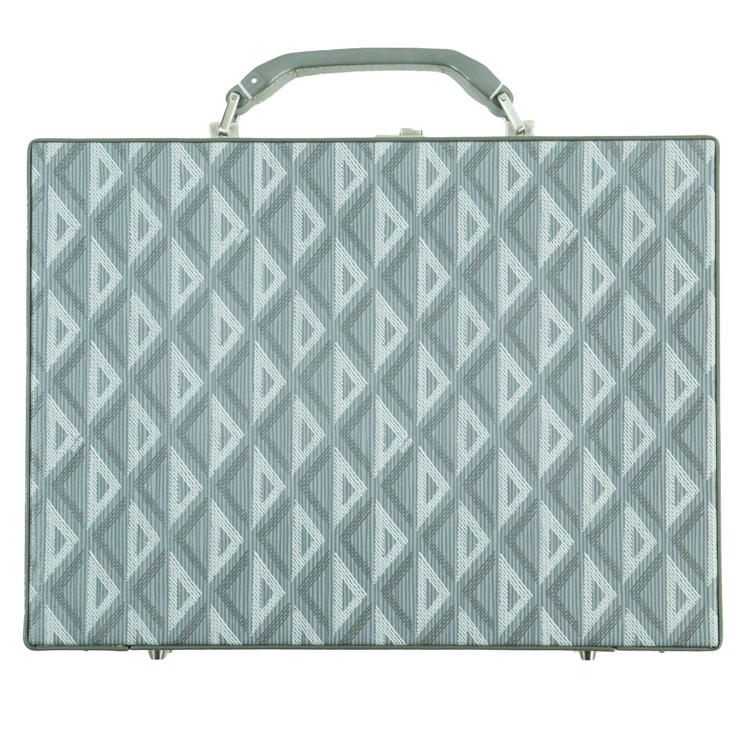 Dior HOMME Briefcase 1LXBR157CDP Main: CD Diamond Canvas, Part: Leather gray mens Used Authentic