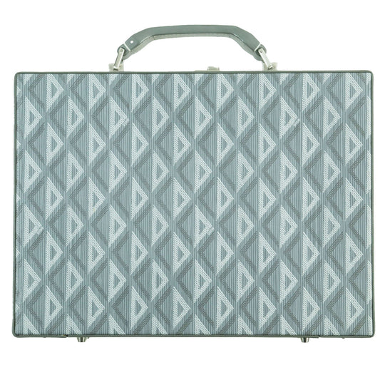 Dior HOMME Briefcase 1LXBR157CDP Main: CD Diamond Canvas, Part: Leather gray mens Used Authentic