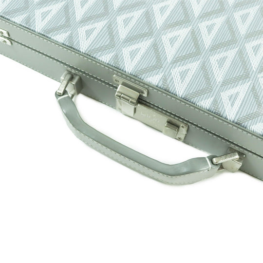 Dior HOMME Briefcase 1LXBR157CDP Main: CD Diamond Canvas, Part: Leather gray mens Used Authentic