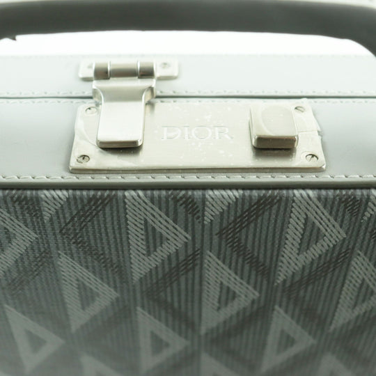 Dior HOMME Briefcase 1LXBR157CDP Main: CD Diamond Canvas, Part: Leather gray mens Used Authentic