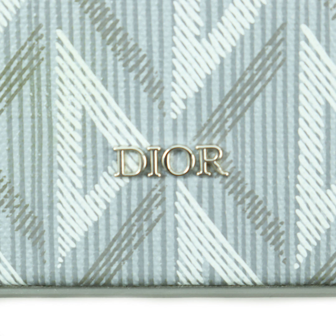 Dior HOMME Briefcase 1LXBR157CDP Main: CD Diamond Canvas, Part: Leather gray mens Used Authentic