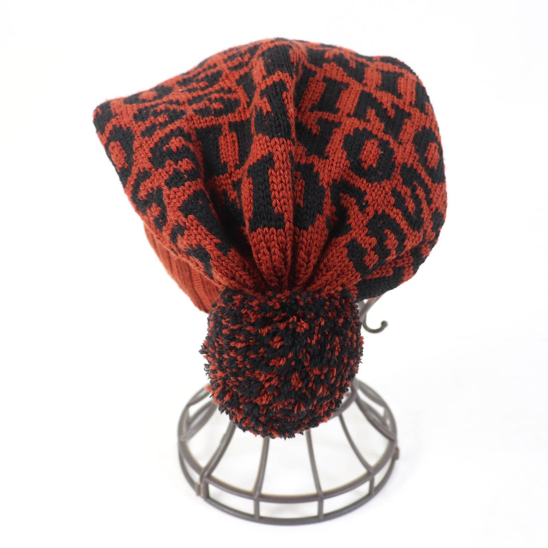 Missoni Knit cap Main: 100% wool Brown black Women Used Authentic