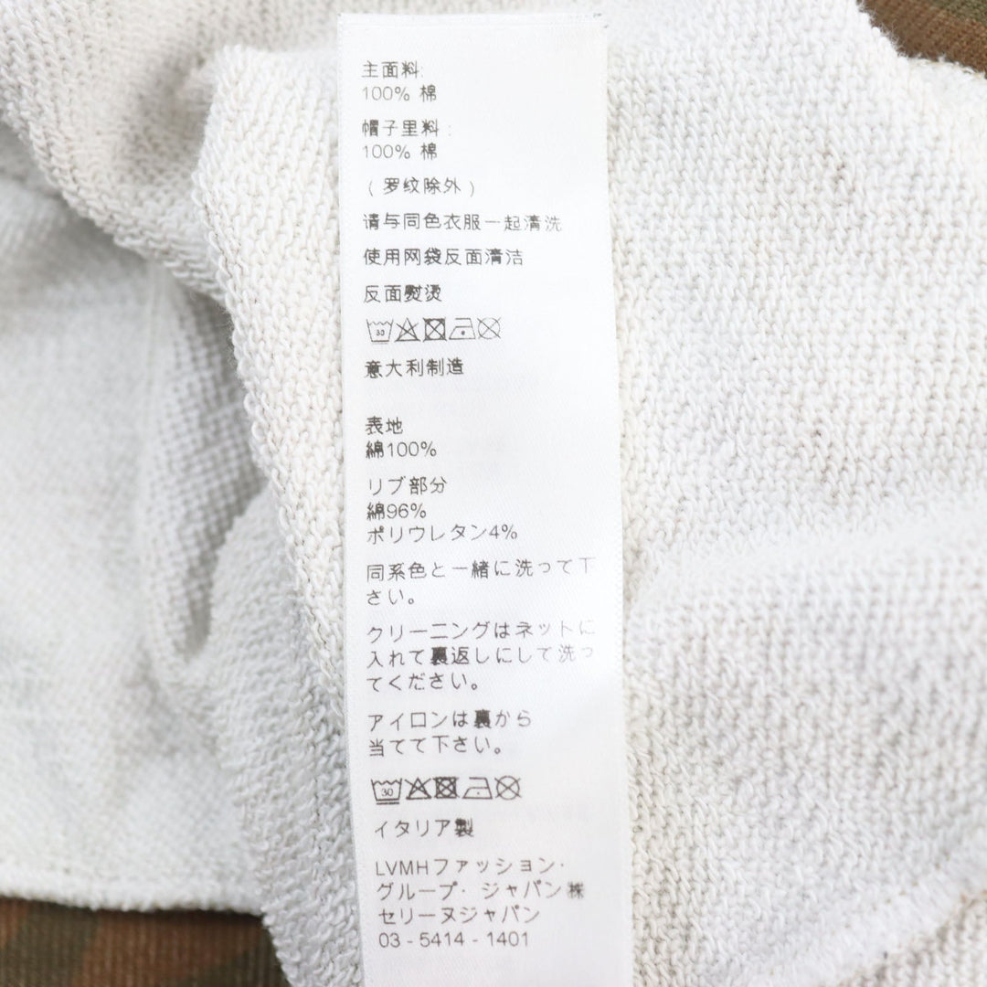 CELINE Hoodie 2Y676247Q Outer: 100% cotton, part: 96% cotton, part: 4% polyurethane multicolor Hoodie In Cotton Fleece With Studs mens L Used Authentic